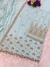 Tawakal 1315 Heavy Faux Georgette With Embroidery Work Dress Material Wholesalers In Delhi